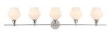 Bathroom Fixtures Five+Lights by Elegant Lighting ( 173 | LD2325C Gene ) 
