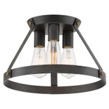 Flush Mounts Cage Style by Designers Fountain ( 43 | D212M-SF-WP Wicker Park ) 