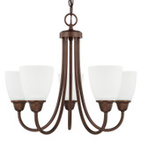 Mid. Chandeliers Glass Up by Capital Lighting ( 65 | 415151BZ-337 Trenton ) 