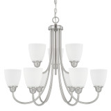 Mid. Chandeliers Glass Up by Capital Lighting ( 65 | 415191BN-337 Trenton ) 