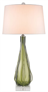 Lamps Table by Currey and Company ( 142 | 6674 Zephyr Green Table Lamp ) 