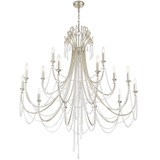 Large Chandeliers Candle by Crystorama ( 60 | ARC-1919-SA-CL-MWP Arcadia ) 