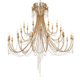 Large Chandeliers Candle by Crystorama ( 60 | ARC-1929-GA-CL-MWP Arcadia ) 