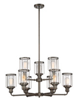 Mid. Chandeliers Glass Up by Designers Fountain ( 43 | 91389-SCB Anson ) 