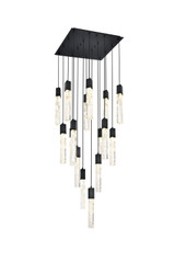 Mid. Chandeliers Multi-Port/Cascade by Elegant Lighting ( 173 | 2088G30BK Aurora ) 