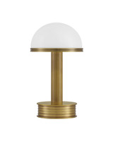 Lamps Table by Currey and Company ( 142 | 6700-0006 Promenade Brass Cordless Table Lamp ) 