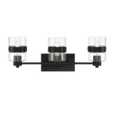 Bathroom Fixtures Three Lights by Designers Fountain ( 43 | D222M-3B-MB Midnight LA ) 
