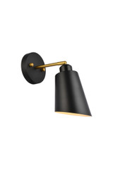 Sconces Directional/Cylinder by Elegant Lighting ( 173 | LD2354BK Halycon ) 