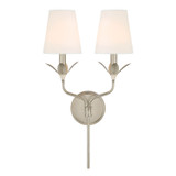 Sconces Double Candle by Crystorama ( 60 | 562-SA Broche ) 