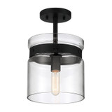 Semi-Flush Mts. Glass Down by Designers Fountain ( 43 | D222M-SF-MB Midnight LA ) 