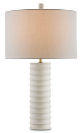 Lamps Table by Currey and Company ( 142 | 6761 Snowdrop White Table Lamp ) 
