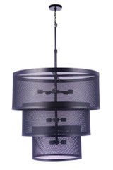 Large Chandeliers Metal Shade by Craftmade ( 46 | 58992-FB Mesh ) 