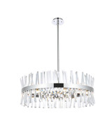 Mid. Chandeliers Drum Shade by Elegant Lighting ( 173 | 6200D32C Serephina ) 