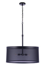 Mid. Chandeliers Metal Shade by Craftmade ( 46 | 58994-FB Mesh ) 