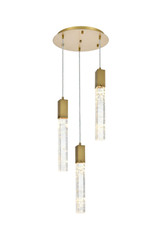 Mini Chandeliers Multi-Port/Cascade by Elegant Lighting ( 173 | 2089D16SG Aurora ) 