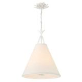 Pendants Fabric Shade by Crystorama ( 60 | 564-MT Broche ) 
