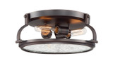 Flush Mounts Cage Style by Designers Fountain ( 43 | 92123-SCB Eaton ) 