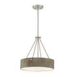 Pendants Drum Shade by Designers Fountain ( 43 | D228M-16P-BN Erba ) 