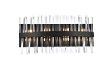 Bathroom Fixtures Cylindrical / Linear by Elegant Lighting ( 173 | 6200W24BK Serephina ) 