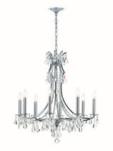 Mid. Chandeliers Candle by Crystorama ( 60 | 5938-CH-CL-MWP Cedar ) 