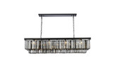 Linear/Island 4 Light + by Elegant Lighting ( 173 | 1232D60MB-SS/RC Sydney ) 