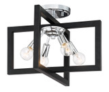 Semi-Flush Mts. Cage by Designers Fountain ( 43 | 92811-CH Xander ) 