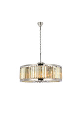 Large Chandeliers Drum Shade by Elegant Lighting ( 173 | 1233D35PN-GT/RC Chelsea ) 