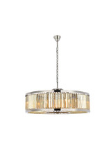 Large Chandeliers Drum Shade by Elegant Lighting ( 173 | 1233G43PN-GT/RC Chelsea ) 