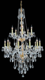 Large Chandeliers Candle by Elegant Lighting ( 173 | 7915G33G/RC Verona ) 