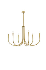 Large Chandeliers Candle by Elegant Lighting ( 173 | LD722D42BR Layne ) 