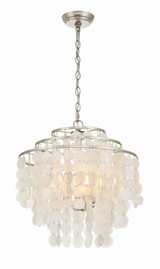 Mini Chandeliers Glass Shade by Crystorama ( 60 | BRI-3008-SA Brielle ) 