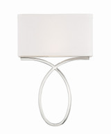 Sconces Double Candle by Crystorama ( 60 | BRK-A3702-PN Brinkley ) 