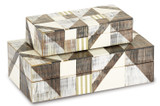 Home Accents Boxes by Currey and Company ( 142 | 1200-0370 Modernist Collection ) 