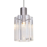 Mini Pendants Glass Down by Besa ( 74 | X-ICE4CL-SN Besa Ice 4 Pendant ) 