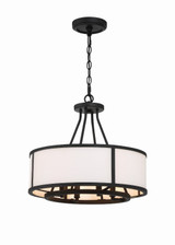 Mid. Chandeliers Drum Shade by Crystorama ( 60 | BRY-8004-BF Bryant ) 