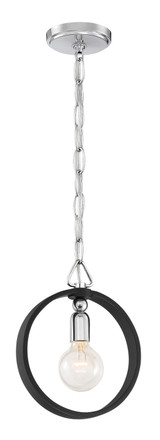 Mini Pendants Open Frame by Designers Fountain ( 43 | 93430-BK Huxton ) 