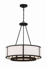 Mid. Chandeliers Drum Shade by Crystorama ( 60 | BRY-8006-BF Bryant ) 