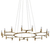 Large Chandeliers Glass Shade by Corbett Lighting ( 68 | 258-016-WSL Nexus ) 