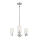 Mini Chandeliers Glass Shade by Designers Fountain ( 43 | D236M-3CH-BN Cedar Lane ) 