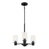 Mini Chandeliers Glass Shade by Designers Fountain ( 43 | D236M-3CH-MB Cedar Lane ) 