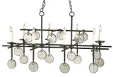 Linear/Island 4 Light + by Currey and Company ( 142 | 9124 Sethos Collection ) 