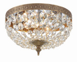 Flush Mounts Bowl Style by Crystorama ( 60 | 710-OB-CL-MWP Ceiling Mount ) 
