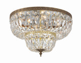 Flush Mounts Bowl Style by Crystorama ( 60 | 718-OB-CL-MWP Ceiling Mount ) 