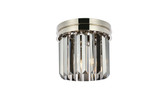 Flush Mounts Drum Shade by Elegant Lighting ( 173 | 1238F12PN-SS/RC Sydney ) 