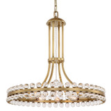 Mid. Chandeliers Ring/Halo by Crystorama ( 60 | CLO-8898-AG Clover ) 