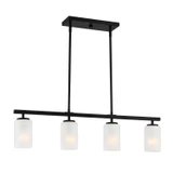 Linear/Island 4 Light + by Designers Fountain ( 43 | D239M-IS-MB Carmine ) 