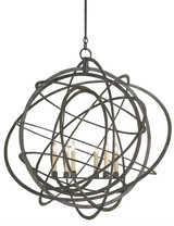 Mid. Chandeliers Sphere by Currey and Company ( 142 | 9488 Genesis Collection ) 