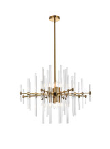 Mid. Chandeliers Candle by Elegant Lighting ( 173 | 2502D31SG Sienna ) 