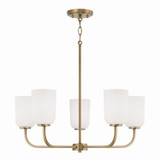 Mid. Chandeliers Glass Up by Capital Lighting ( 65 | 448851AD-542 Lawson ) 