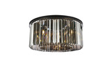 Flush Mounts Drum Shade by Elegant Lighting ( 173 | 1238F31MB-SS/RC Sydney ) 